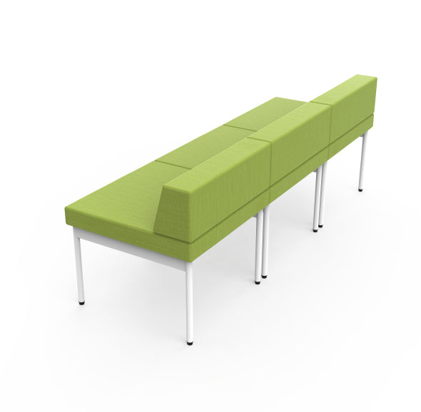 LHソファ - ローバック3人掛け