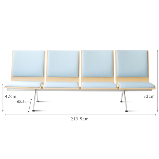 Plywood Bench 大廳等候椅-四人座