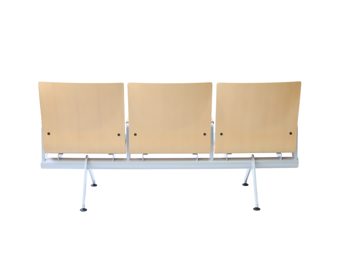 Plywood Bench 大廳等候椅-扶手三人座