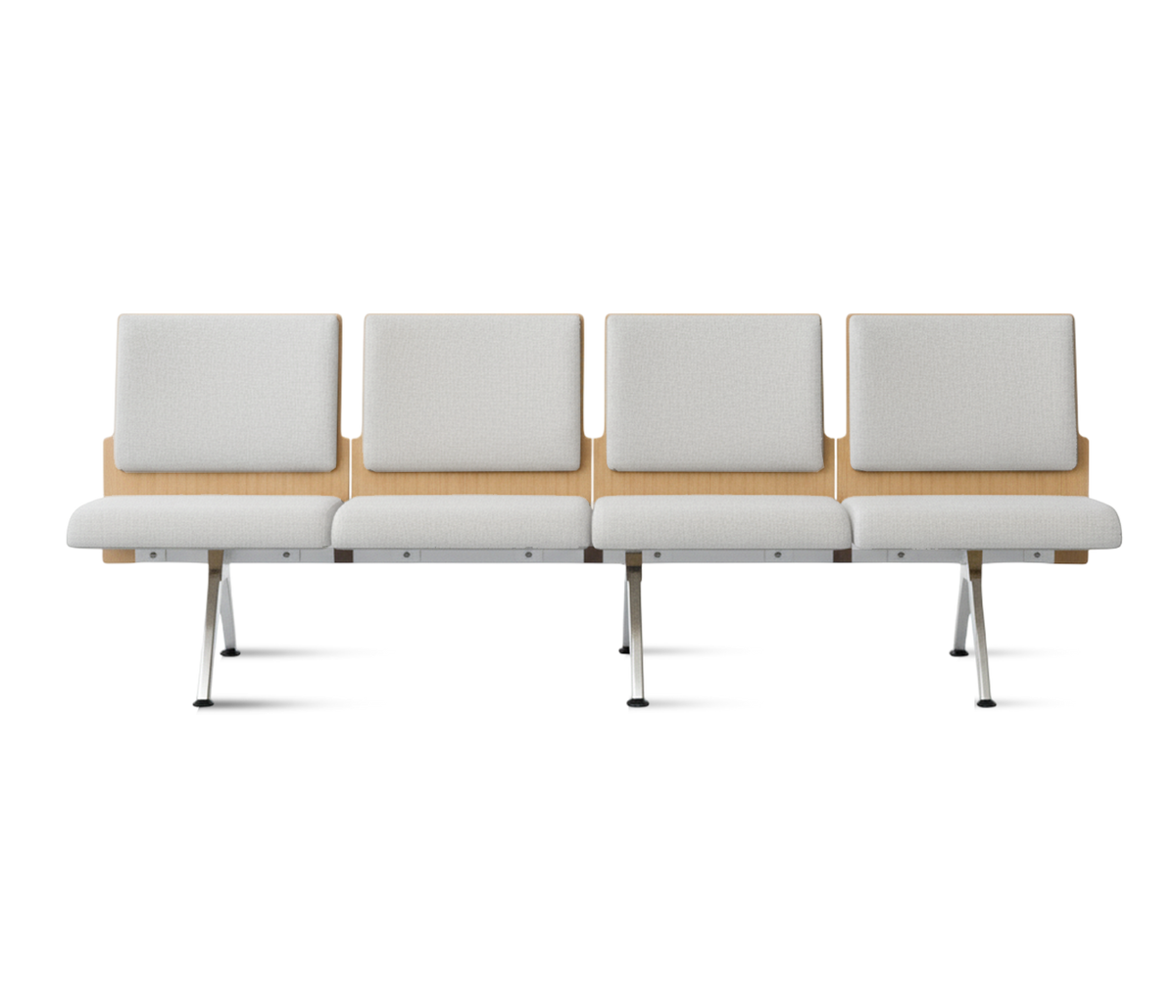 K Bench Lobby Waiting Chair | 4-Seater