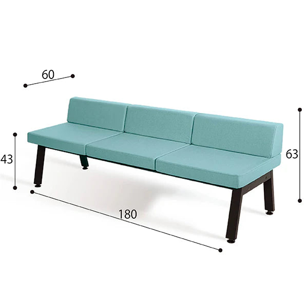 P Sofa 組合沙發椅-低背三人座