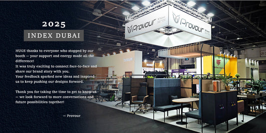 【2025 INDEX DUBAI X PROVOUR 】杜拜展順利展出！