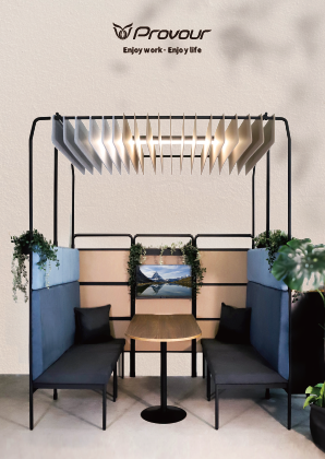 Work Booth Meeting Set