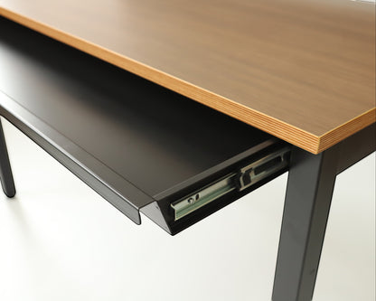 H Desk - with Drawer W-120