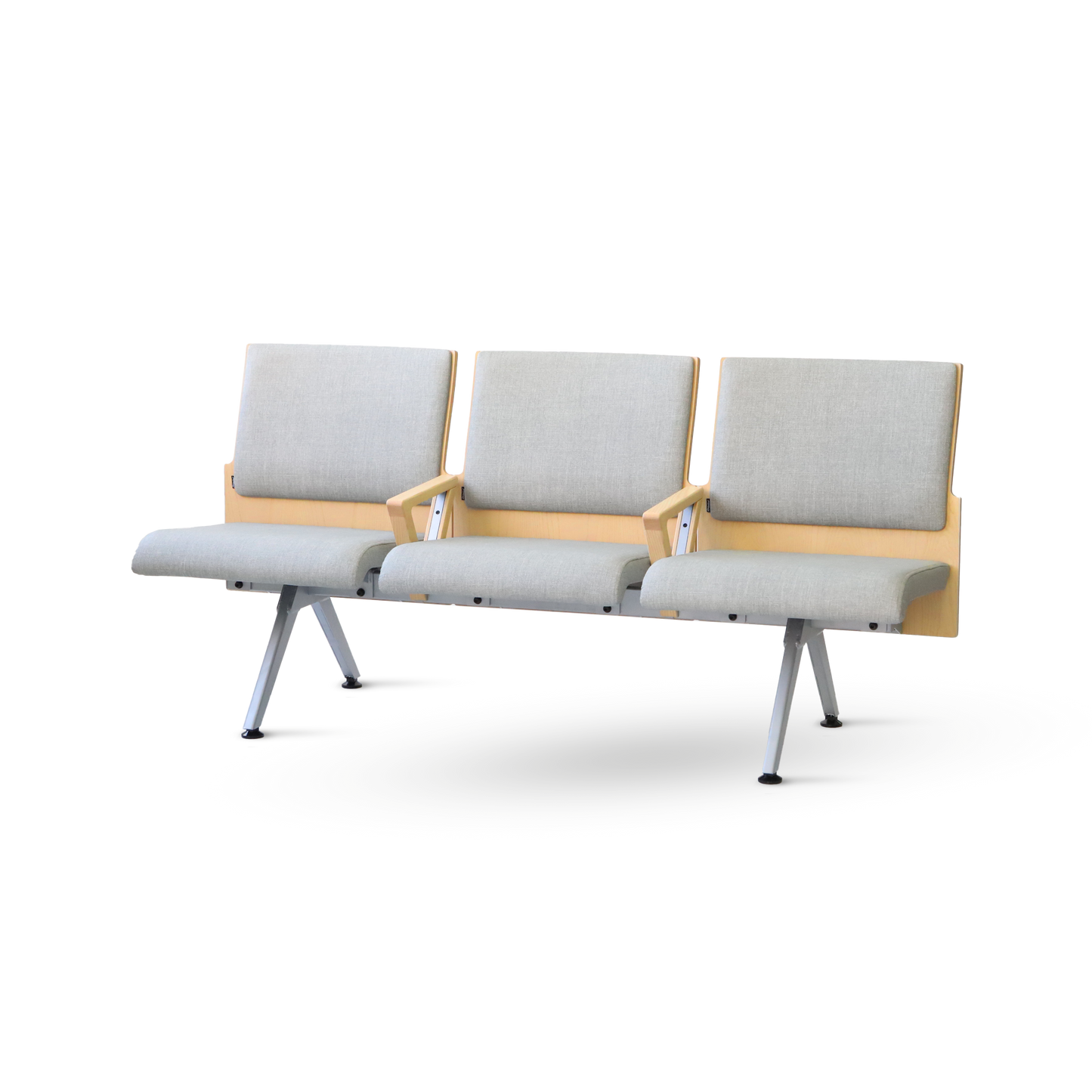 K Bench 大廳等候椅 | 扶手 三人座