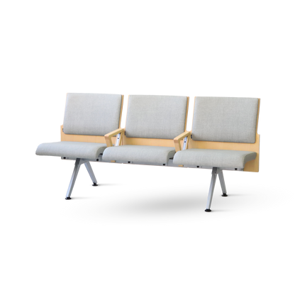 K Bench 大廳等候椅 | 扶手 三人座