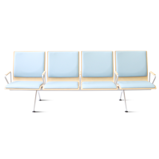 Plywood Bench 大廳等候椅-扶手四人座