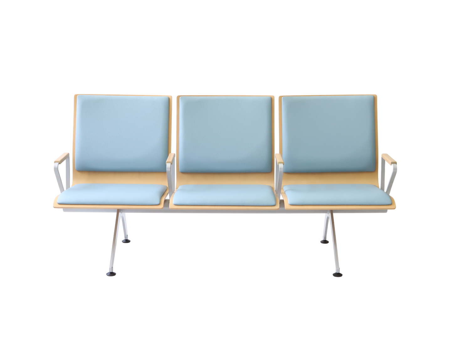 Plywood Bench 大廳等候椅-扶手三人座