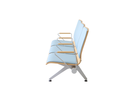 Plywood Bench 大廳等候椅-扶手三人座