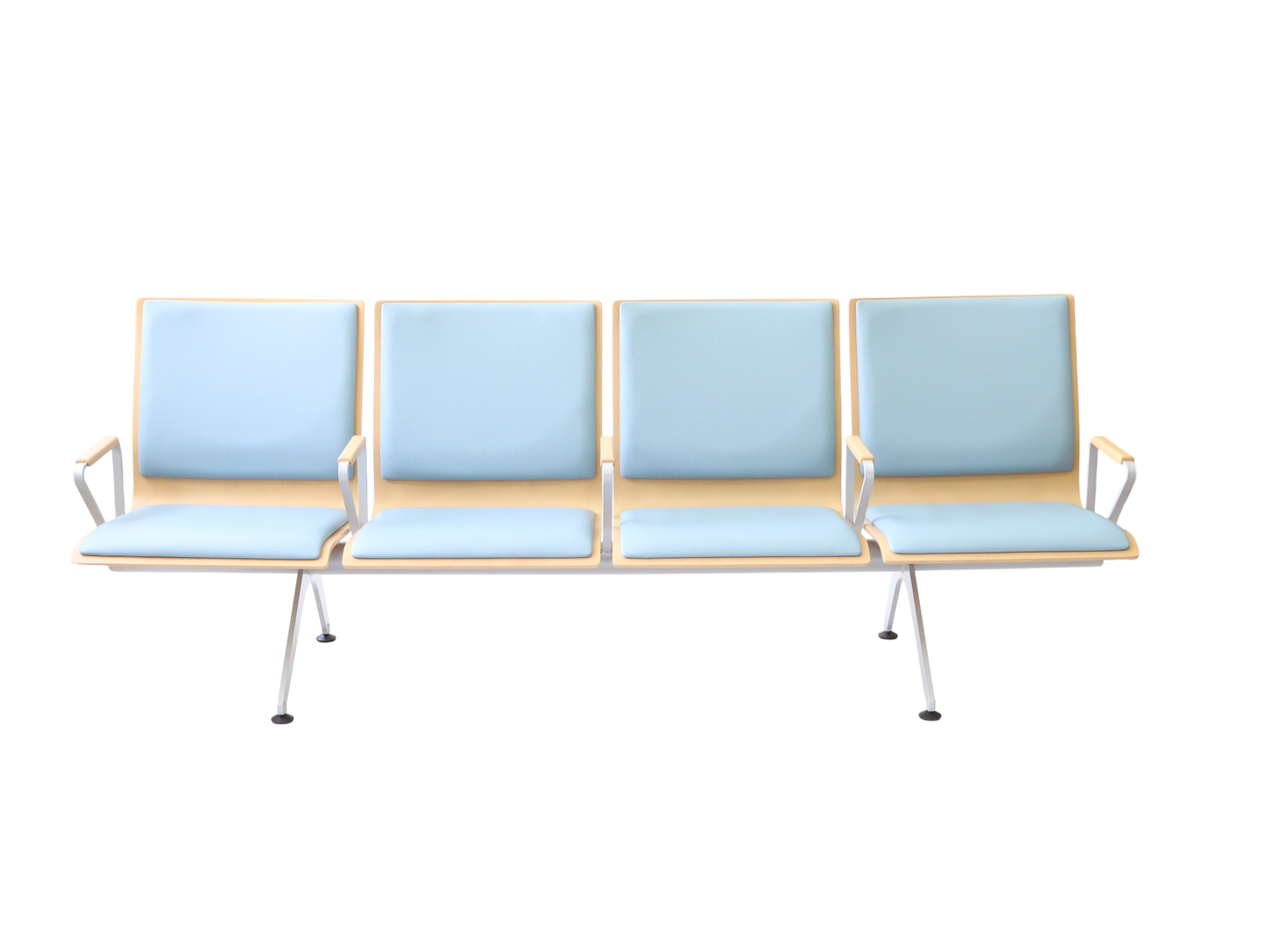 Plywood Bench 大廳等候椅-扶手四人座