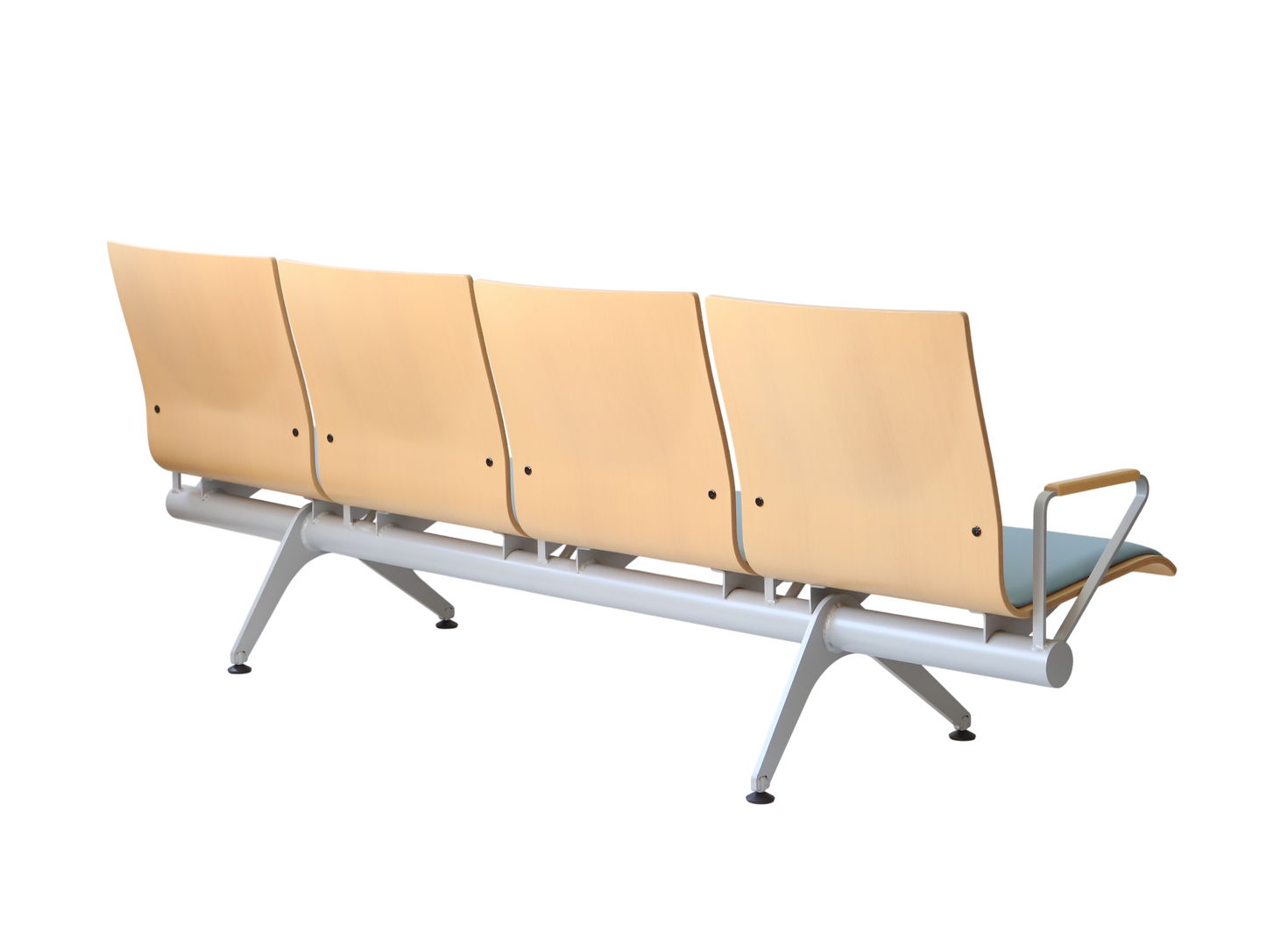 Plywood Bench 大廳等候椅-扶手四人座