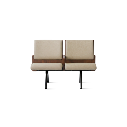 Kベンチロビー待合椅子-肘掛け3人掛け