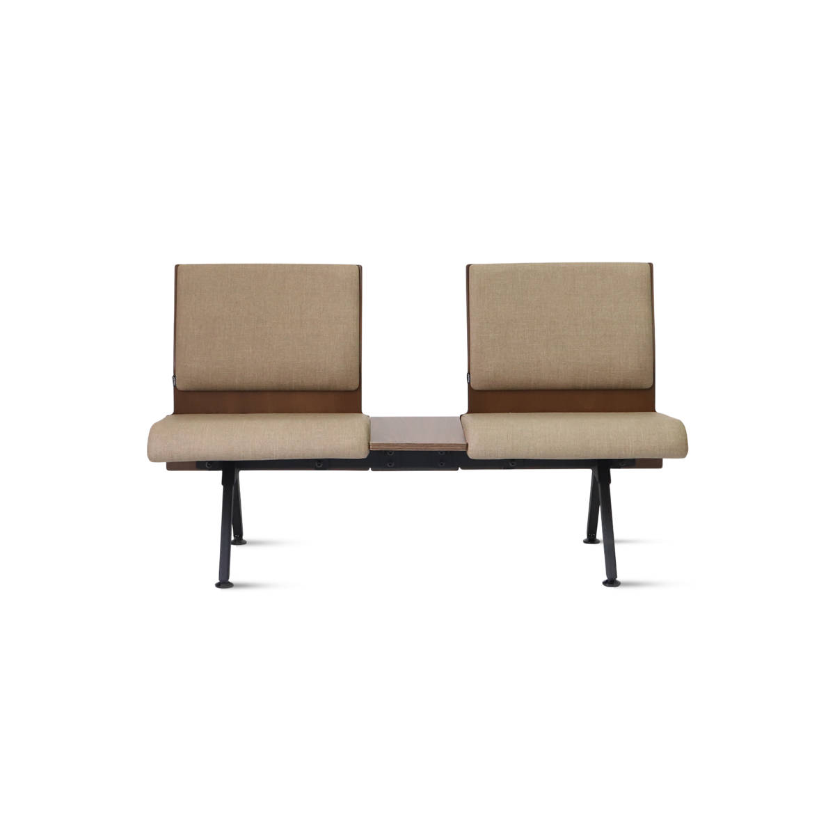 Kベンチロビー待合椅子-肘掛け3人掛け