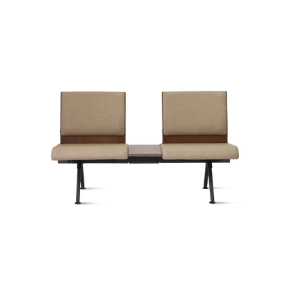 Kベンチロビー待合椅子-肘掛け3人掛け