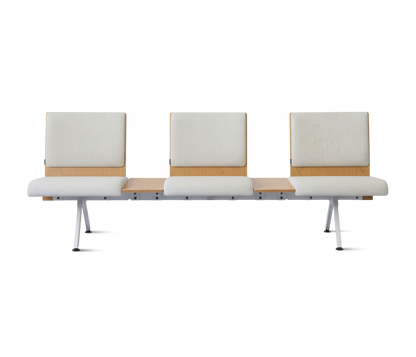 Kベンチロビー待合椅子-肘掛け3人掛け