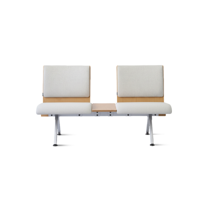 Kベンチロビー待合椅子-肘掛け3人掛け