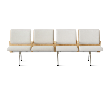 Kベンチロビー待合椅子-肘掛け3人掛け