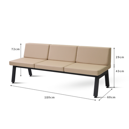 P Sofa 組合沙發椅-高背三人座