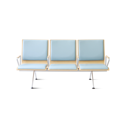 Plywood Bench 大廳等候椅-扶手三人座