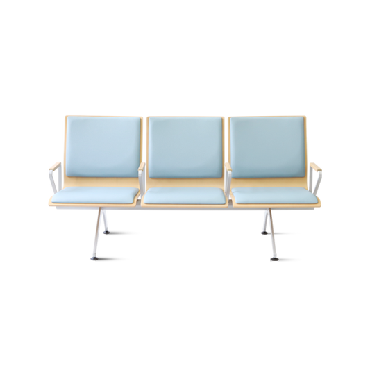 Plywood Bench 大廳等候椅-扶手三人座