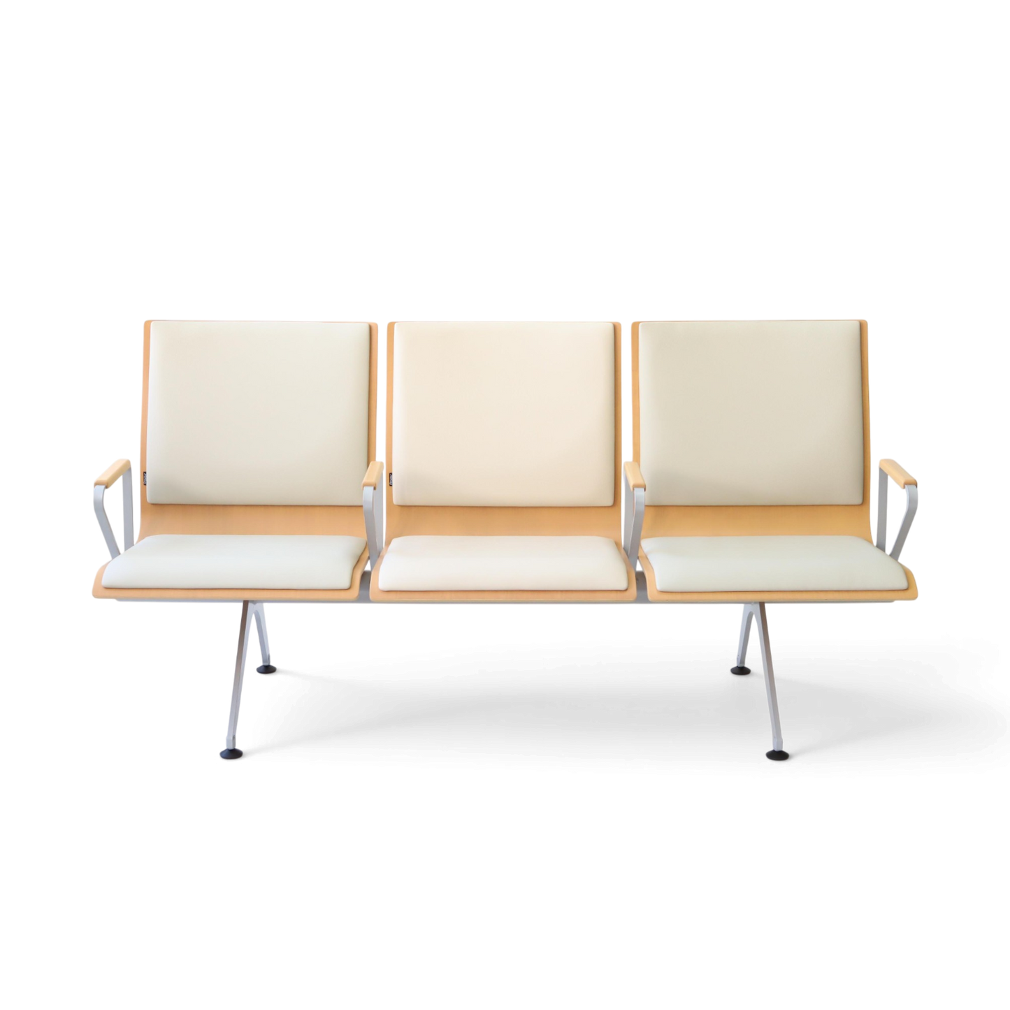 Plywood Bench 大廳等候椅-扶手三人座