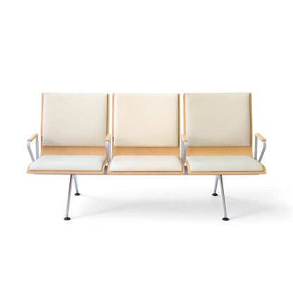 Plywood Bench 大廳等候椅-扶手三人座