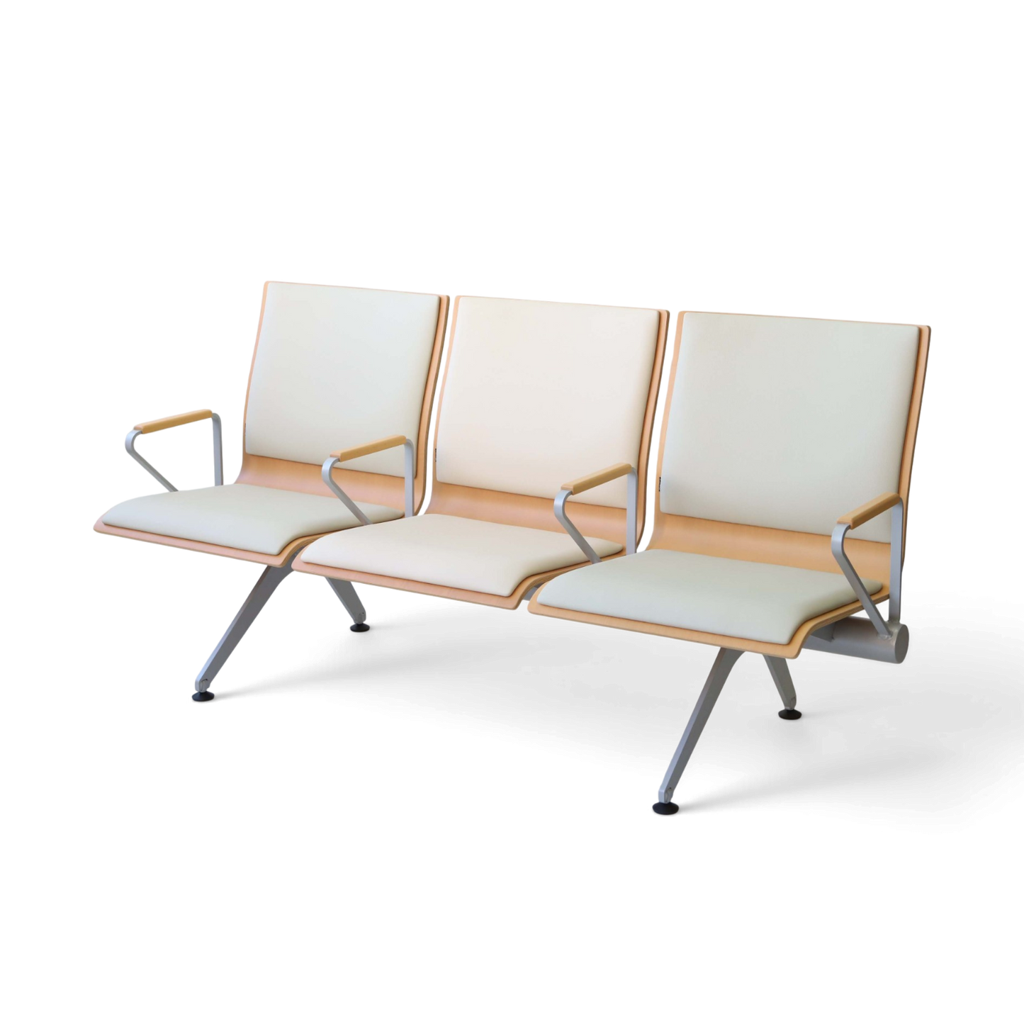 Plywood Bench 大廳等候椅-扶手三人座