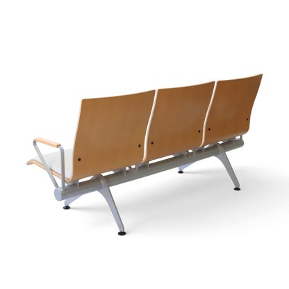 Plywood Bench 大廳等候椅-扶手三人座