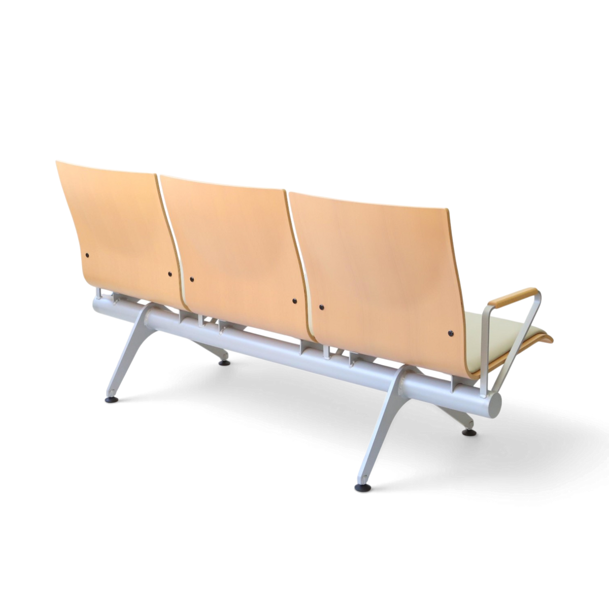 Plywood Bench 大廳等候椅-扶手三人座
