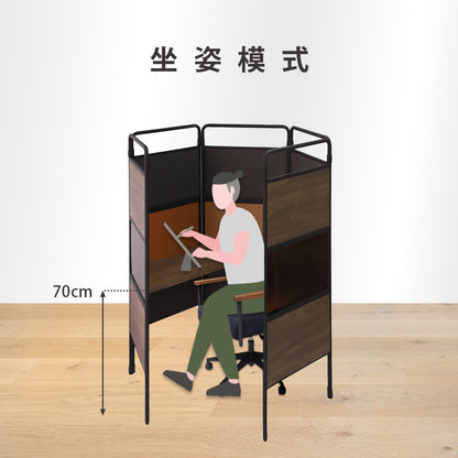 WORK BOOTH with Top Panel - Acrylic