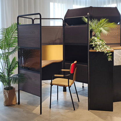 WORK BOOTH with Top Panel - Acrylic