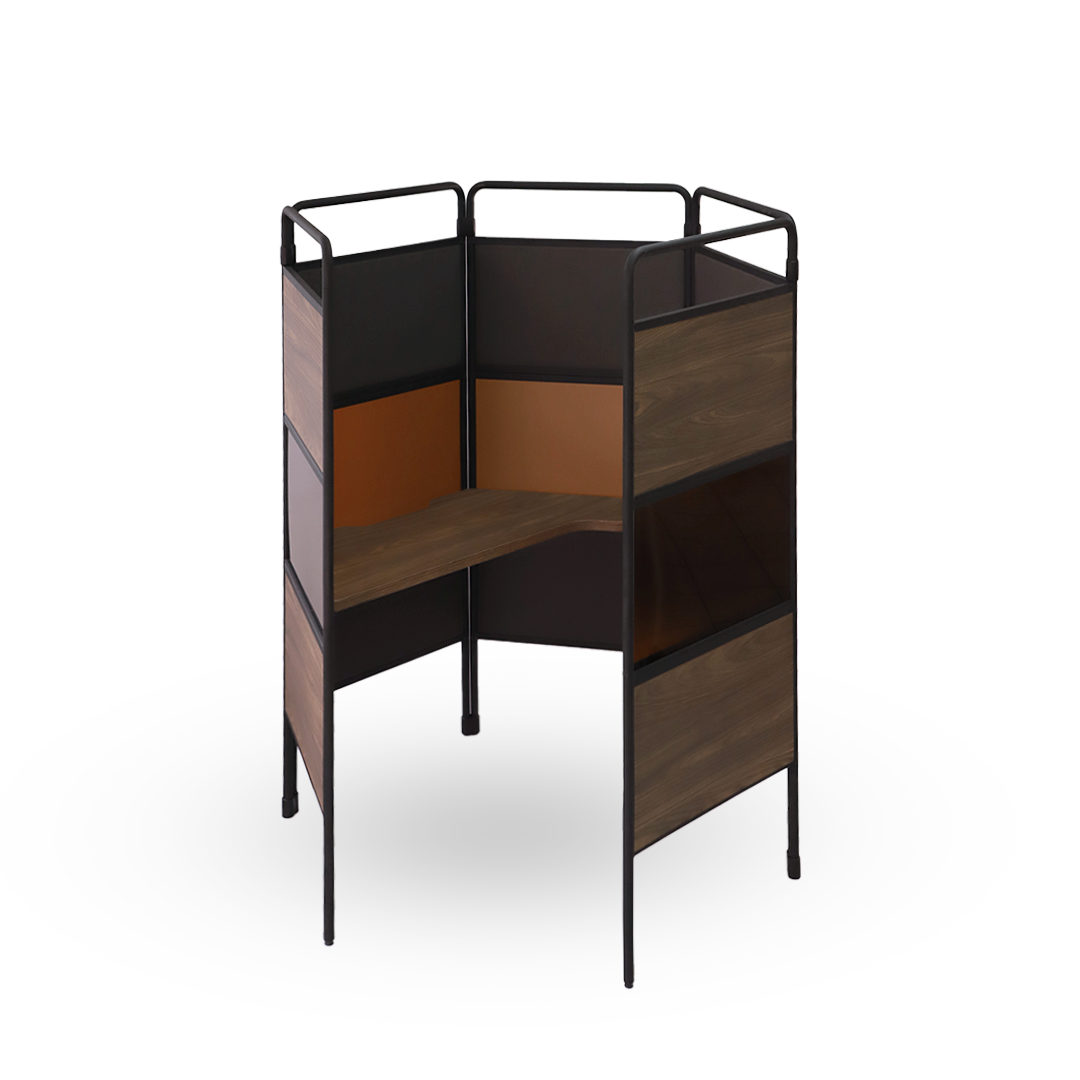 WORK BOOTH with Top Panel - Acrylic